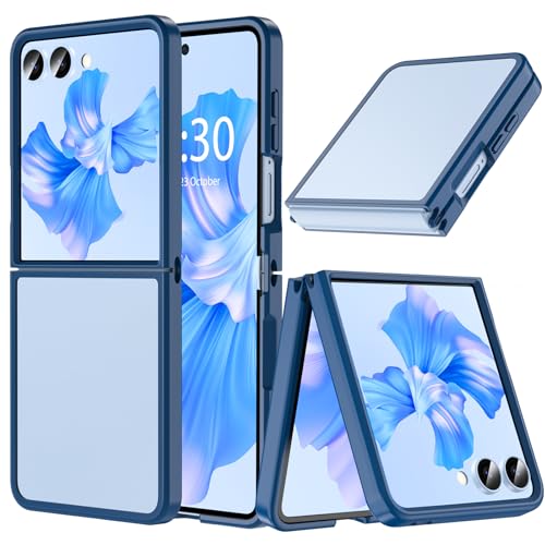 Cum2giff Coque pour Samsung Galaxy Z Flip 7 - Housse Protective Ultra Mince Anti-Rayure et Anti-Choc Étui pour Samsung Z Flip 7(Bleu)