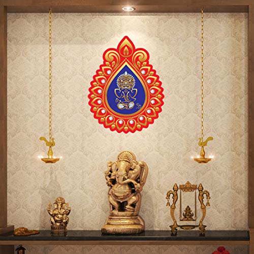 Image of Rangoli Vinyl Wall Sticker Self-Adhesive Wall Decor for Home, Office, Bedroom, and Living Room Decor Easy to Apply & Peel. Parent 5, Design-2