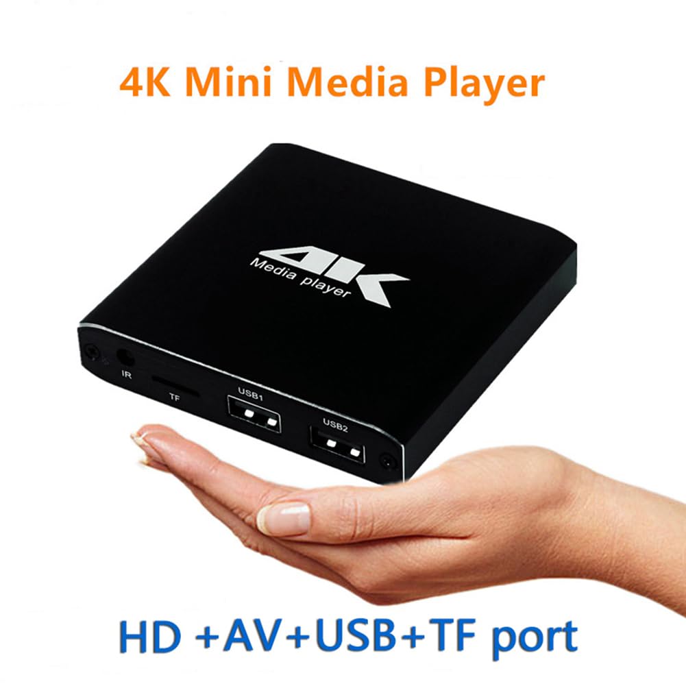 Odtwarzacz multimedialny, 4K 265, odtwarzacz reklamowy, automatyczne odtwarzanie w pętli z dyskiem twardym TF/AV/USB, odtwarzacz multimedialny 1080p HD, wtyczka UE