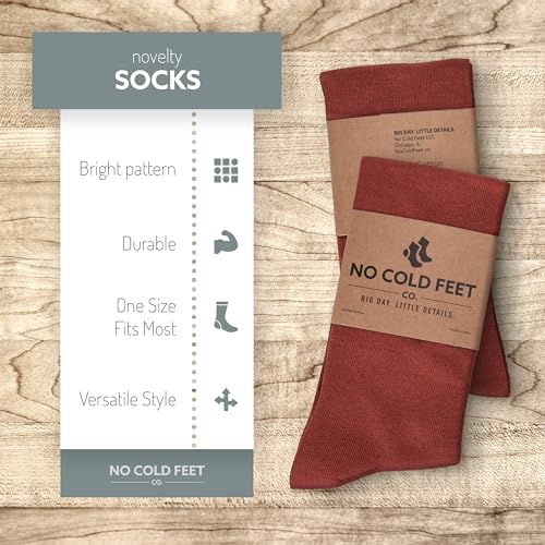 Fun Orange Colorful Novelty Socks for Men for Dress Casual Formal Groomsmen Wedding, 4 Pack4