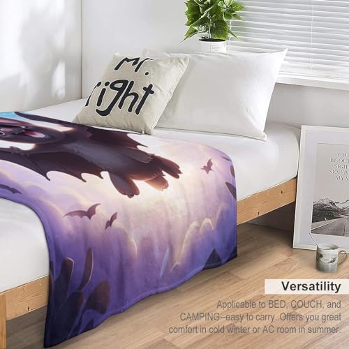 Plaid chauve-souris couverture chaude pour cocooning sur canapé