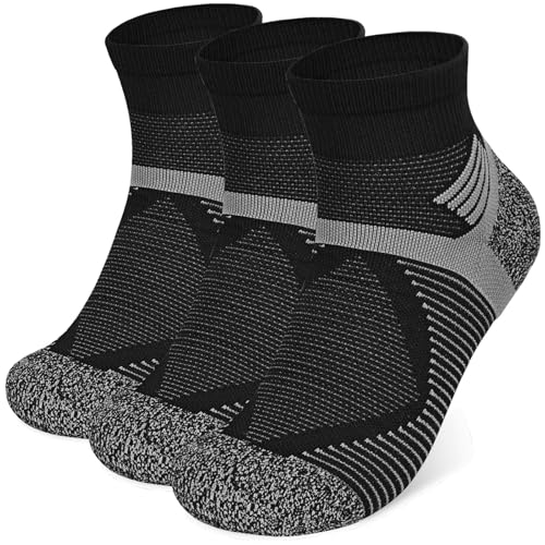 dämpfungde Wandersocken Damen 35-38 Kinder Junge Mädchen Herren Kurz atmungsaktive Trekking Socken Balsenfeie Sommer Sportsocken Bergsocken Kompression Laufen Knöchelsocken Rad...