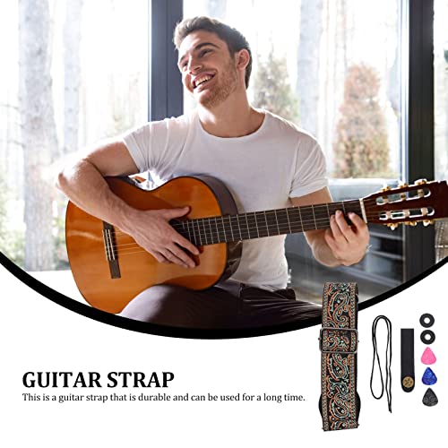 Milisten 1 ensemble de sangle exquise accessoires Braveur de guitare de guitare pratique - Les Beatles, Paul McCartney, John Lennon, RIngo Starr, George Harrison Milisten 1 ensemble de sangle exquise accessoires Braveur de guitare de guitare pratique – Image 3