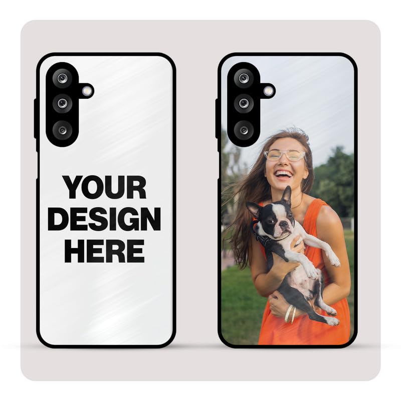 Image of Personalized Back Cover for Samsung Galaxy M36 | Custom Case with Name, Photo or Logo | PrintShield Hybrid with Soft TPU Grip & Scratch Protection