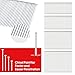 SHALL 16 Gauge Finish Nails, 2000-Count (1-1/4, 1-1/2, 2, 2-1/2 Inch) 16GA Galvanized Finishing Nails Assorted, Nail Gun Nails & Small Finishing Nails Assortment for Pneumatic, Electric Finish Nailer