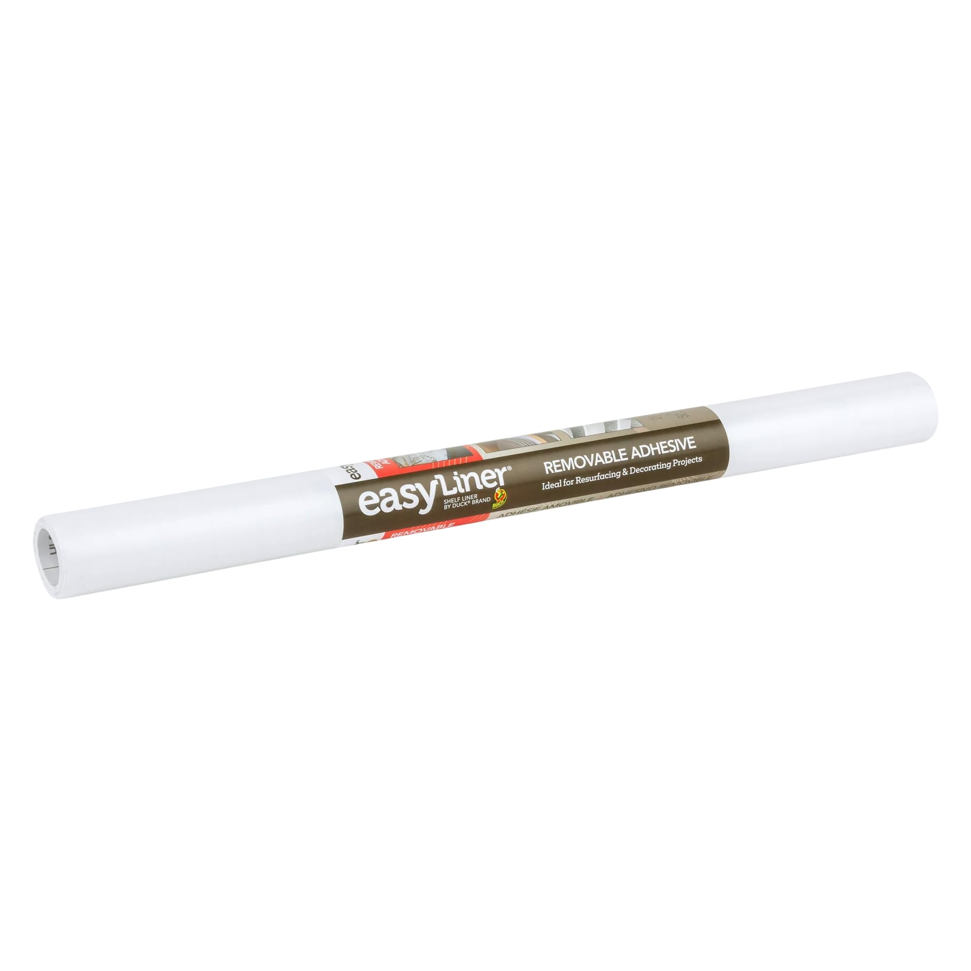 Duck Brand EasyLiner Removable Adhesive Shelf Liner: 20 in. x 15 ft. (White)