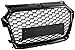 DIQON Grille De Radiateur Avant De Voiture, pour Audi Rs1 2015 2016 2017 2018 Grille De Radiateur De Pare-Chocs Supérieur, Panneau De Grille De Grille en Nid d'abeille Central, Accessoires De Sty