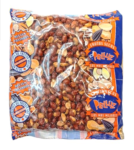 Cacahuete frito con piel 1 Kg - maní frito - pelluz