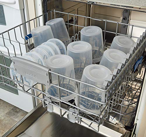 Image of DuraHome - Deli Containers with Lids Leakproof - 40 Pack BPA-Free Plastic Microwaveable Clear Food Storage Container Premium Heavy-Duty Quality