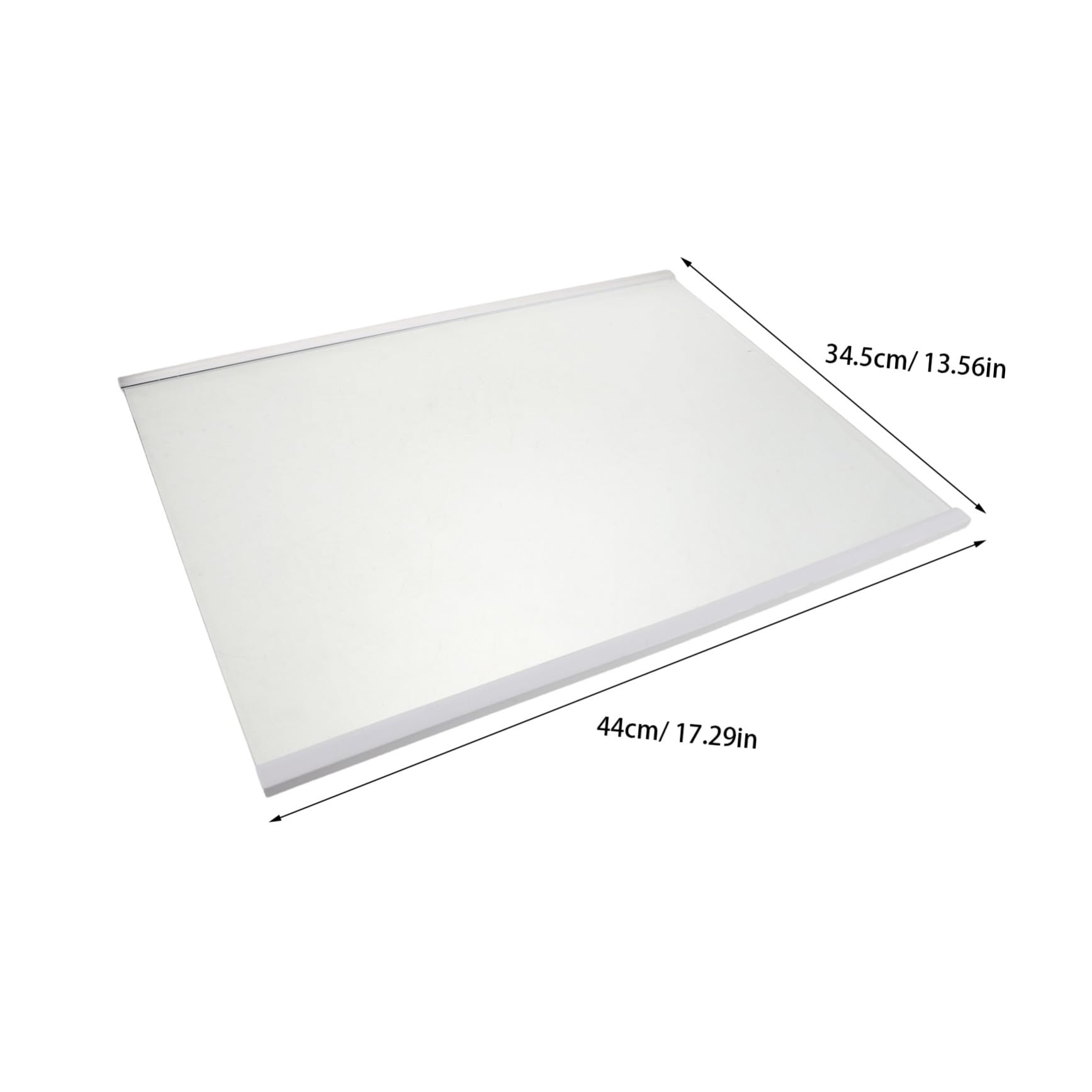 OSALADI Kühlschrank Glasablage aus Gehärtetem Glas mit Verstellbarem Trennfach für Flexible Lagerung und Einfache Reinigung für Gefrierfach und Küche