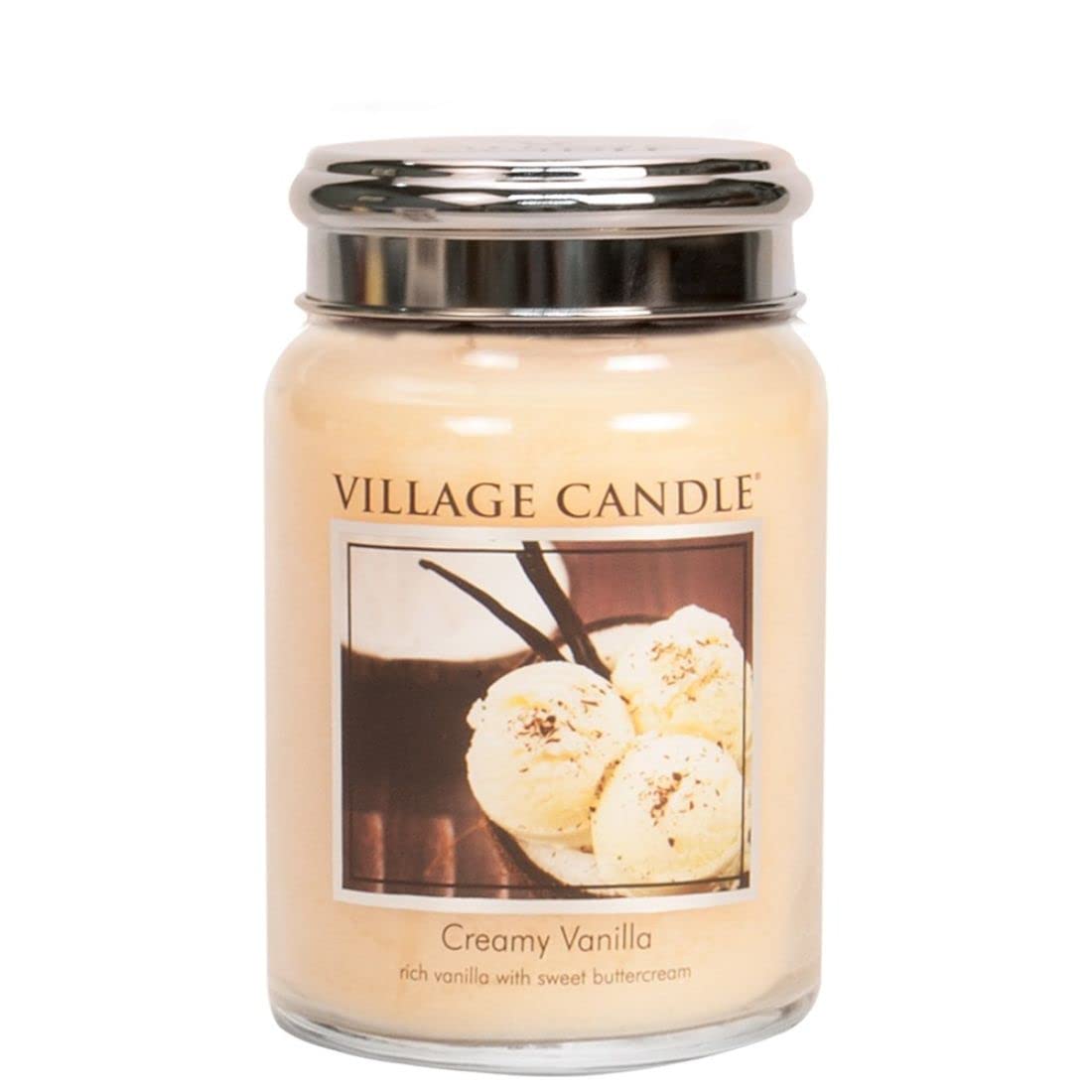 Village Candle - Candela Grande, Colore: Avorio