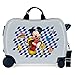 Disney Mickey Good Mood Maleta Infantil Multicolor 50x38x20 cms Rígida ABS Cierre combinación 34L 2,1Kgs 4 Ruedas Equipaje de Mano