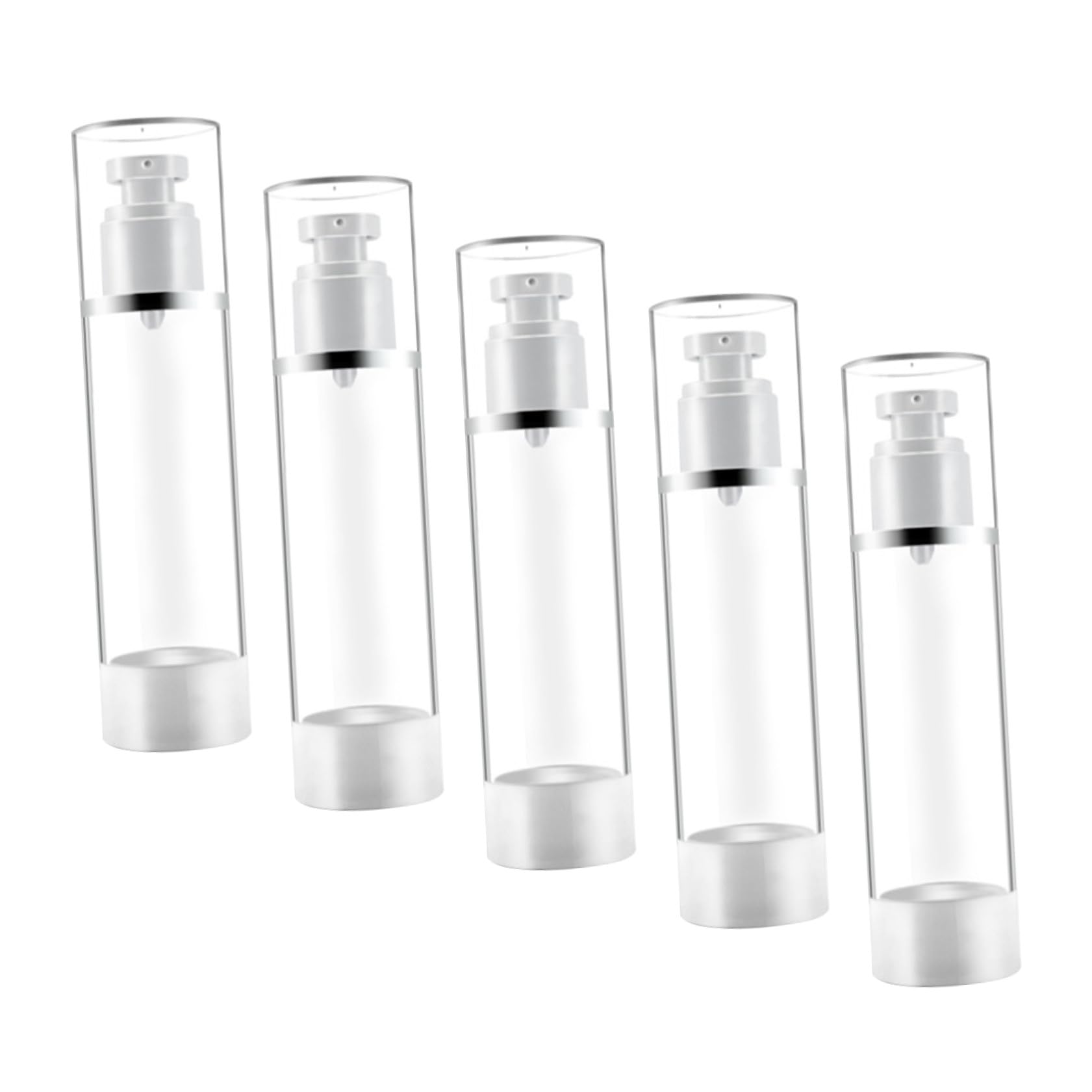 Porte-savon pour les mains minkissy flacon plastique rechargeable voyage 5pcs