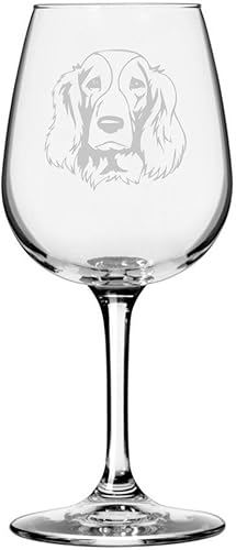 Miniatura 3 de Copa de vino de 12.75 onzas con diseño de perro grabado