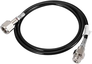 CO2 Tank Direct Adapter, 60 inch G1/2 Hose CO2 Soda Maker Direct Connector for Large CO2 Tank CGA320Seltzer Bottles & Chargers