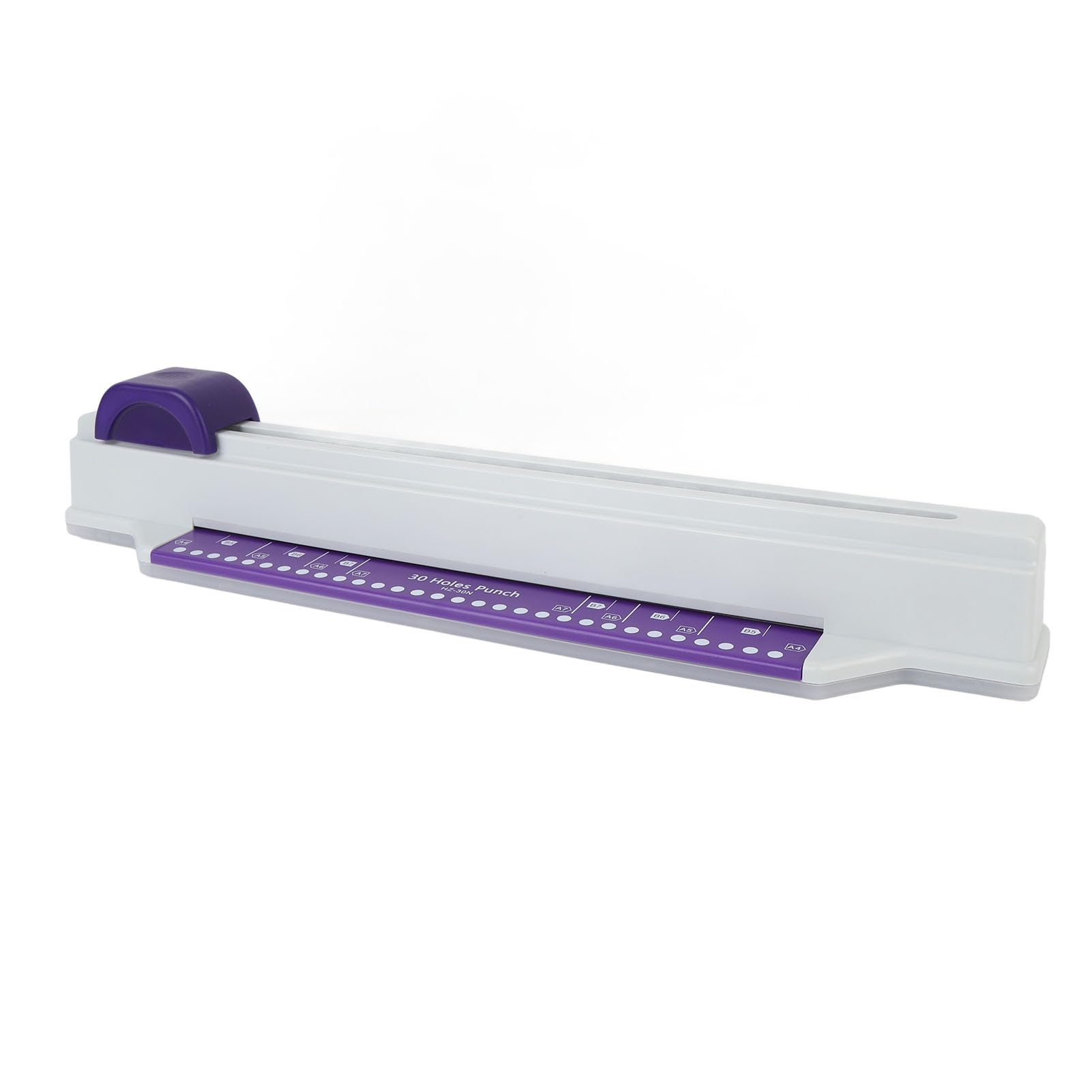 Papier Hole Punch - A4/30-Gaten A5/20-Gaten B5/26-Gaten Handmatige Ponsmachine voor het knutselen van Scrapbooking Kaarten Kunstprojecten, 5 vellen Capaciteit Roze