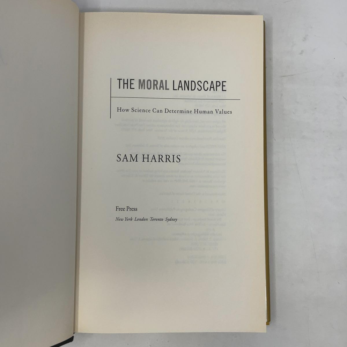 The Moral Landscape: How Science Can Determine Human Values 2
