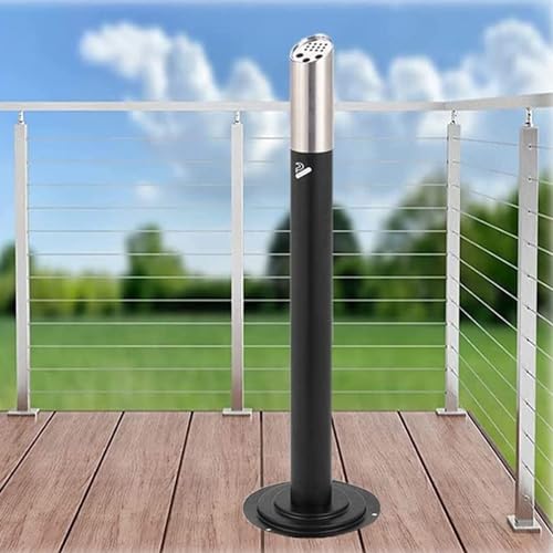 Cendrier d'extérieur sur pied grand modèle pour un espace de vie extérieur serein