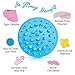Scala Silicone Anti Cellulite Massager, Body Shower Scrubber, Cellulite Remover - Improve Circulation, Distribute Fat Deposits, Body Massager, Exfoliator, Fat Roller Use with Creams and Oils, Aqua