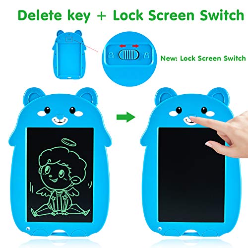 Matesy Educational Toys for 4 5 6 2 Year Old Boys Toys Age 2 4 5 6, Electronic LCD Writing Tablet Drawing Board Gifts for 2 3 5 Year Old Boys Birthday Gifts Age 6 4 3 Year Old Boys Gifts Kids age 2-4 - Thumbnail 2