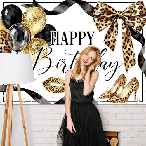 Fondo decorativo fiesta leopardo 7x5 pies miniatura 6