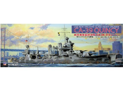 Croiseur lourd Quincy CA-39 1/700 United States Navy New Orleans maquette navire W120