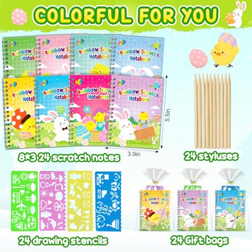 24 Pack Scratch Art Notebooks for Kids - Only $11.99 with Code - Image 3