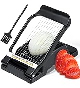 Sopito Heavy Duty Stainless Steel Wire Egg Slicer for Hard Boiled Eggs & Strawberry Other Soft Fo...