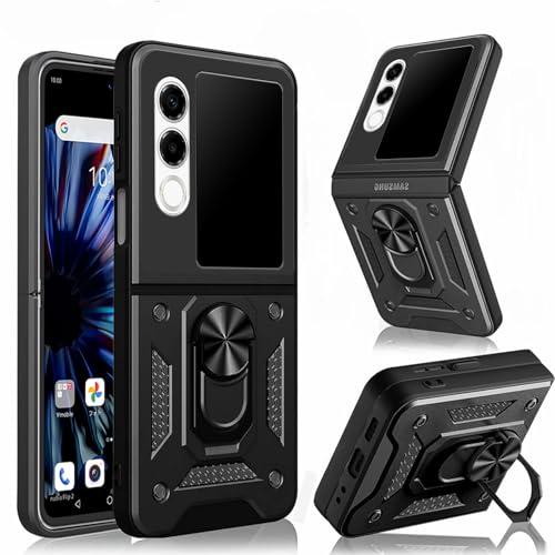 For ZTE nubia Flip 2 5G P[X Ot ZTE nubia Flip 2 Jo[ X^h@\ 360] ԍڃz_[Ή Xgbvz[t ϏՌ h~ y wh~ ~ (ubN)