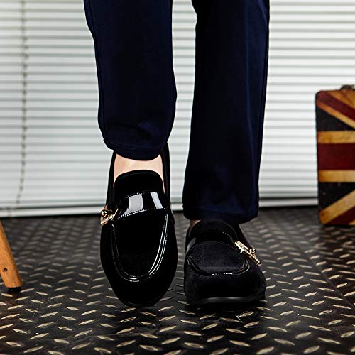 Image of JITAI Men's Lindford Moc Toe Bit Slip-on Penny Loafer Party Shoes
