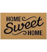 OLANLY Front Door Mat, Low Profile Doormat, Stain and Fade Resistant, Easy to Clean, for Indoor a...