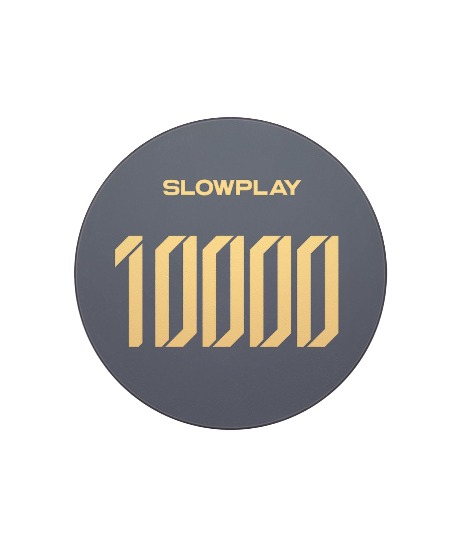 SLOWPLAY Godel Ceramic Poker Chips in Bulk, Casino Grade Ceramic 12-Gram Poker Chip for Texas Hold'em, 43mm Professional Chips Pack of 50 with Denomination of 10000