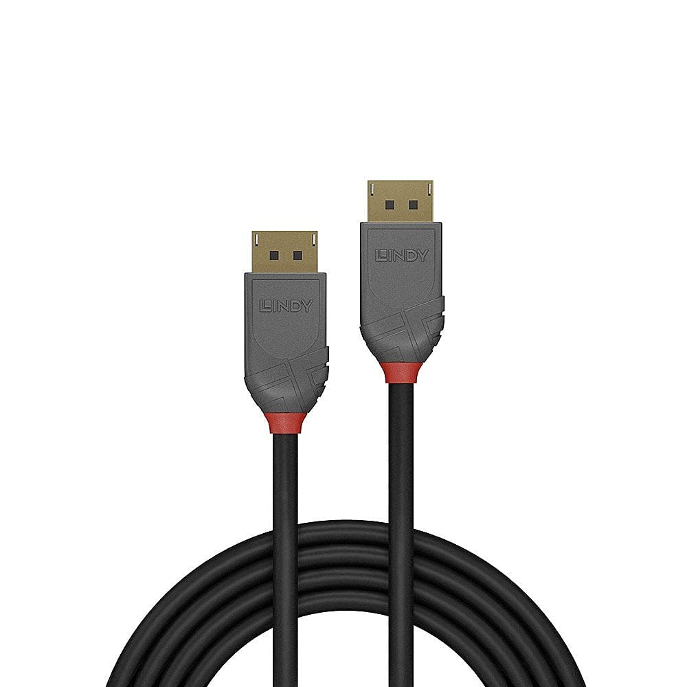 LINDY 36487 - Cavo DisplayPort 1.1, 15 m, colore: Antracite