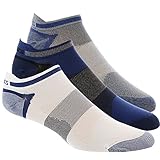 ASICS Quick Lyte Single Tab Socks (3-Pack), Small, Indigo Blue Assorted