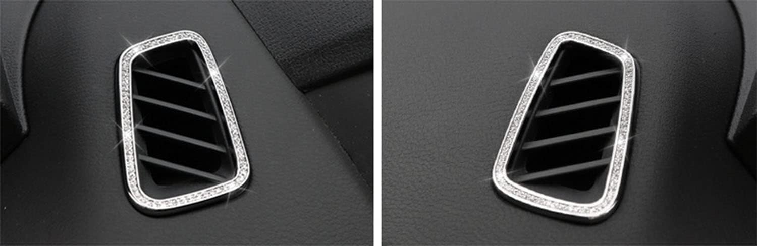 CONGCONG for Nissan Sentra Center Console Air Outlet Bling Crystal Shiny Diamond Accessory Interior Sticker Compatible for Nissan Sentra 2020-2022