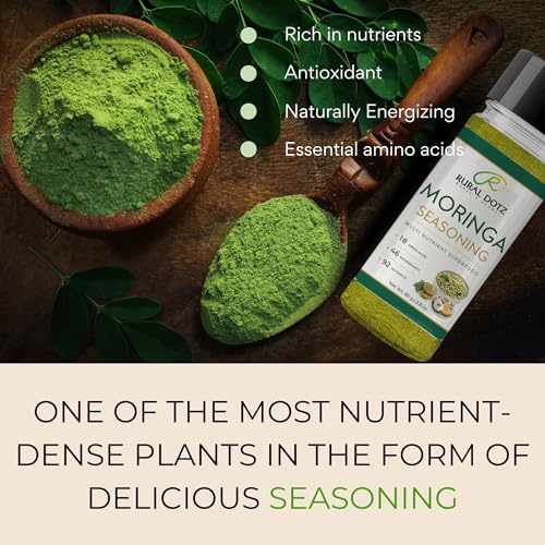Image of Rural Dotz Moringa Seasoning 80g (Pack of 2) | All Purpose Spice Blend | Murungai Idli Podi | Moringa Rice Mix powder | Sprinkle on Eggs, Omelette, Salad & Pizza | Rub for Meat | Mix with Rice | No Preservatives