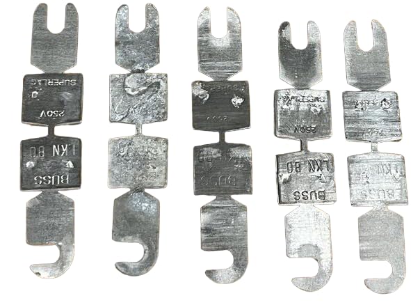 BUSSMAN LKN-80 REPL Fuse Link for REN-70-100 AMP 250 Volt Fuse Cartridge 100 AMP LOT of 5