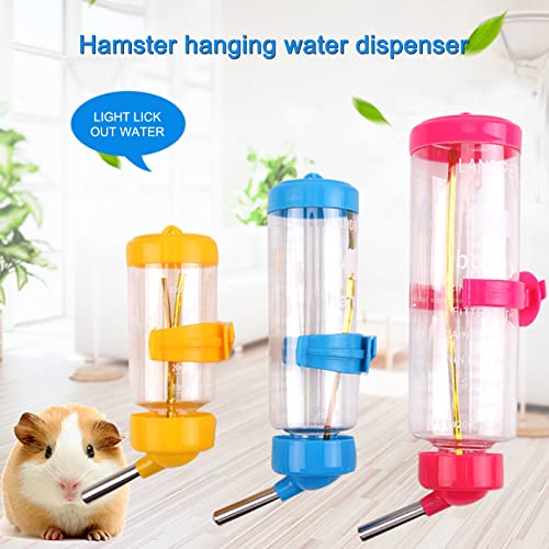 KKcare Garrafa de água para Hamster Suspenso 250ML Garrafa de água para animais de estimação Bebedou
