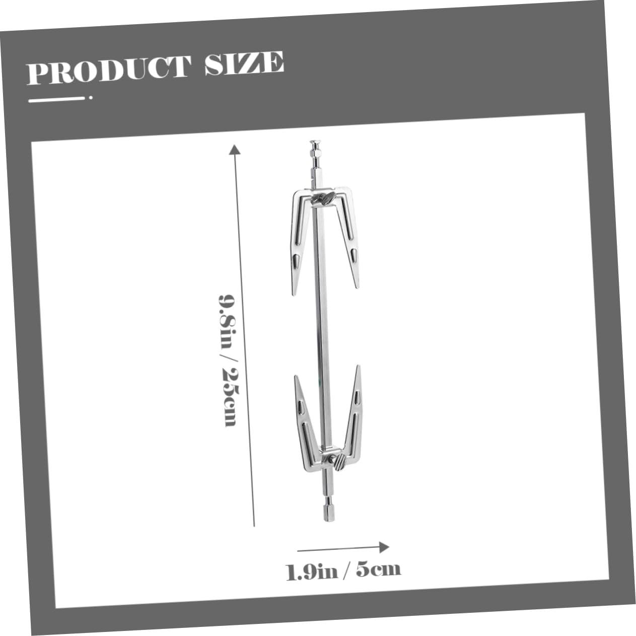 VICASKY 3pezzi Forchette per Barbecue in Acciaio Inossidabile per Grigliata Facile Forchette per Friggitrice ad Aria Utensili da Campeggio Resistenti per Barbecue e Ristoranti