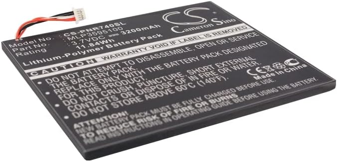 VI VINTRONS MLP3595100 Battery Replacement Compatible for PANDIGITAL Novel Tablet Color, R7T40WWHFI,