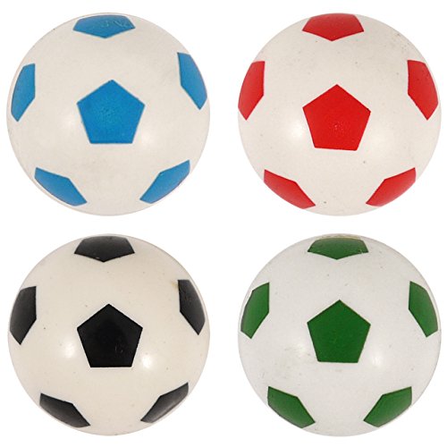 HENBRANDT Football - Assorted Colours Bouncy Jet Balls 32mm (Pack of 100)