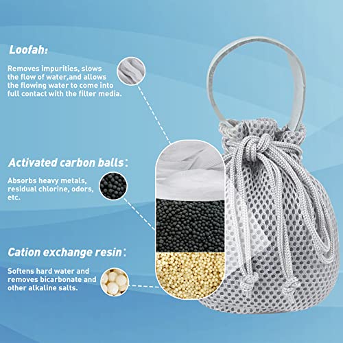 Faucet Filter|Sensitive Skin Bathtub Water Purifier|Hard Water Softening Filter|Removes Heavy Metal Ions, Bicarbonate, Impurities, Residual Chlorine And Odors|Nourishes Skin And Relieves Dryness #TOP1