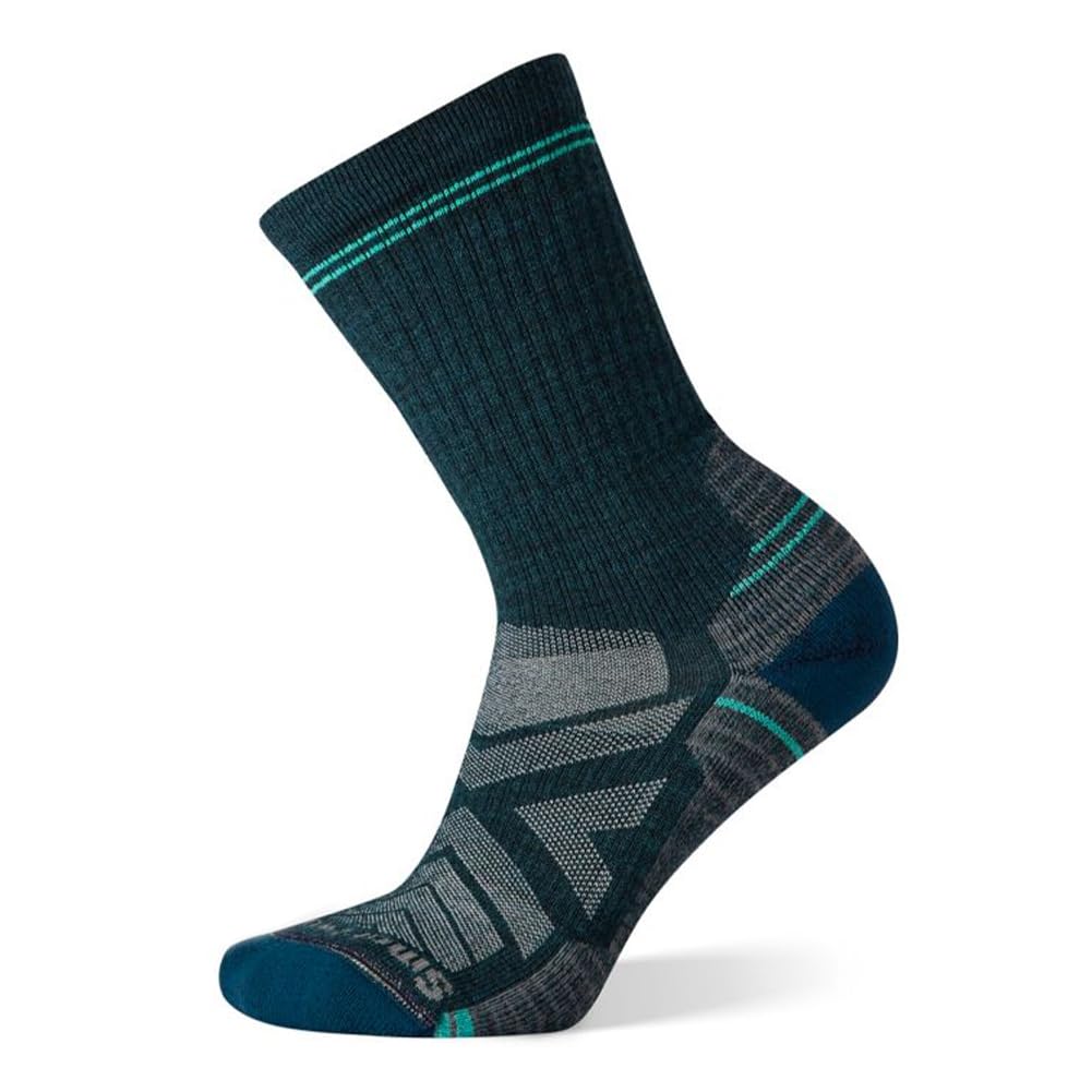 Smartwool Women's Women's Hike Light Cushion Crew Hiking Socks, Twilight Blue, M UK