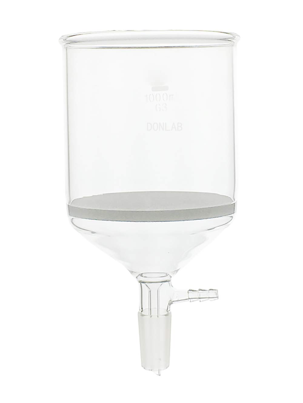 Büchner-Trichter aus Borosilikatglas mit 10-mm-Vakuumschlauchanschluss – G3-Grobfilter (16–30 μm)(1000ml)