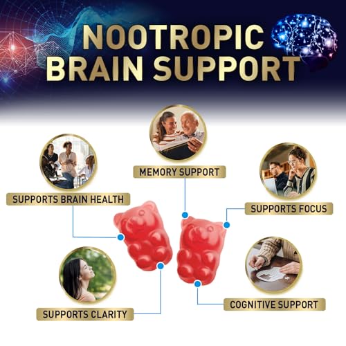 Nature's Nutrition Brain Supplement Gummies