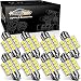 Partsam 8Pcs White 31mm Festoon Canbus Error Free LED Light Bulbs for Interior Lights Map Dome Door Courtesy Light Bulbs DE3021 3175