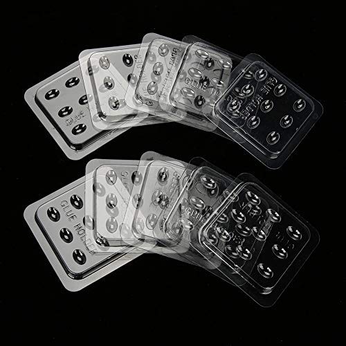 Sonew Disposable Eyelash Adhesive Palette Plastic False Eyelash Glue Gasket Holder Pallet 10 pcs