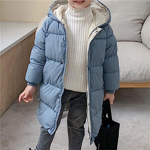 Toddler Kids Girls Boys Down Jacket Long Warm Winter Outerwear Baby Hooded Puffer Padded Quilted Snow Coats2