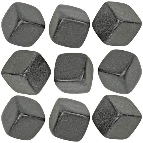 Basalt Whiskey Stones Chilling Rocks – Beverage Cooler Set of 9 with Storage Bag by Southern Homewares – Perfect for Whiskey, Cocktails, and Other Beverages - Thumbnail 2