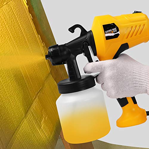 Image of 400W Airless High Pressure Paint Sprayer Electric Gun for DIY Crafts; Wall; Woods and Vehicle; Multicolored
